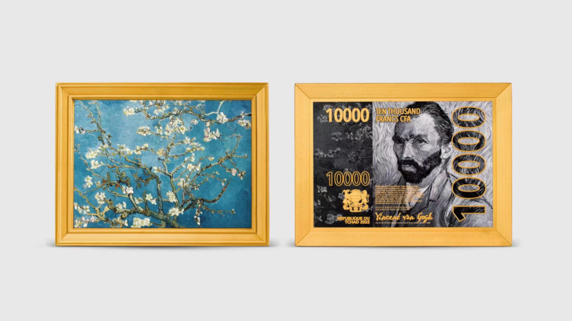 【预售】【乍得】梵高 盛开的杏花 大银币 【预售】【乍得】梵高 盛开的杏花 银币