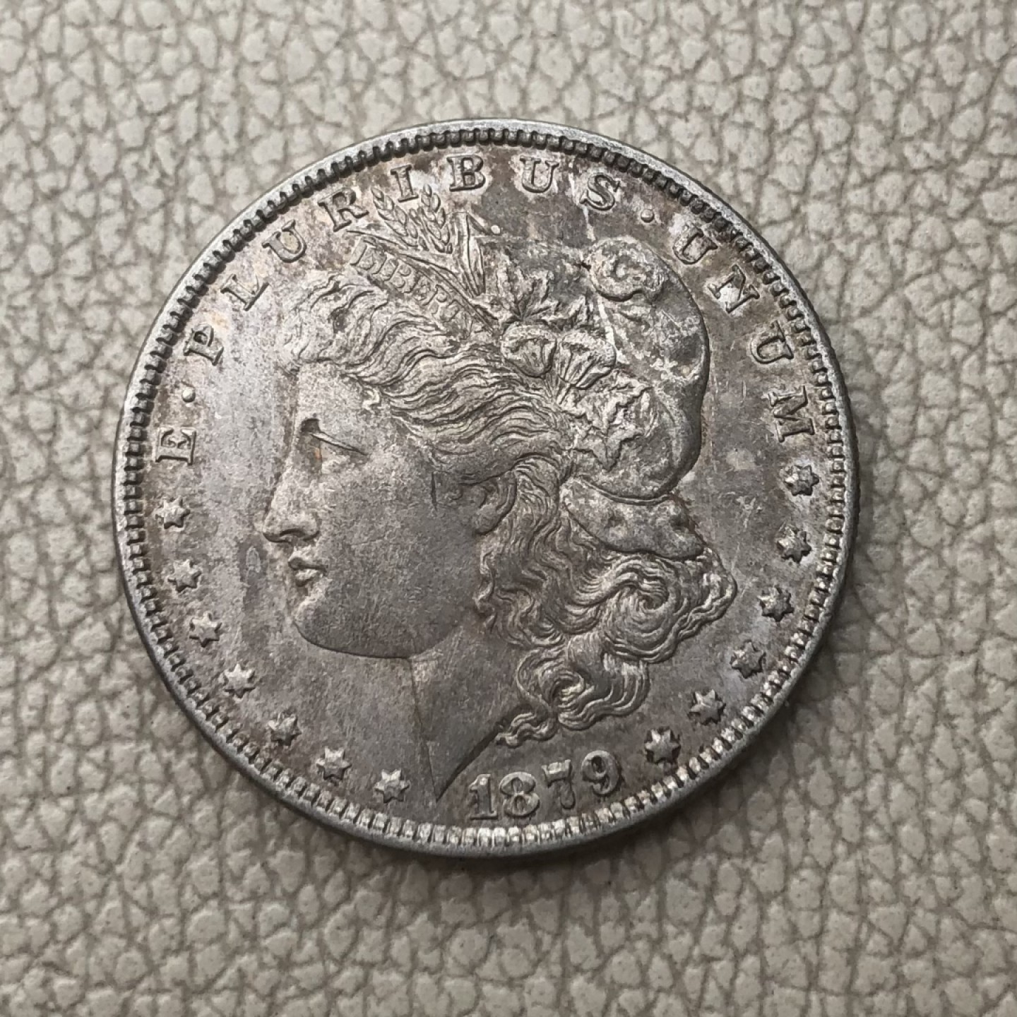 【保诚微拍】第28期 外国老银币【马剑、摩根主场】 美国 1879年 摩根 1美元 克朗型 大银币 （26.8克 0.9银）