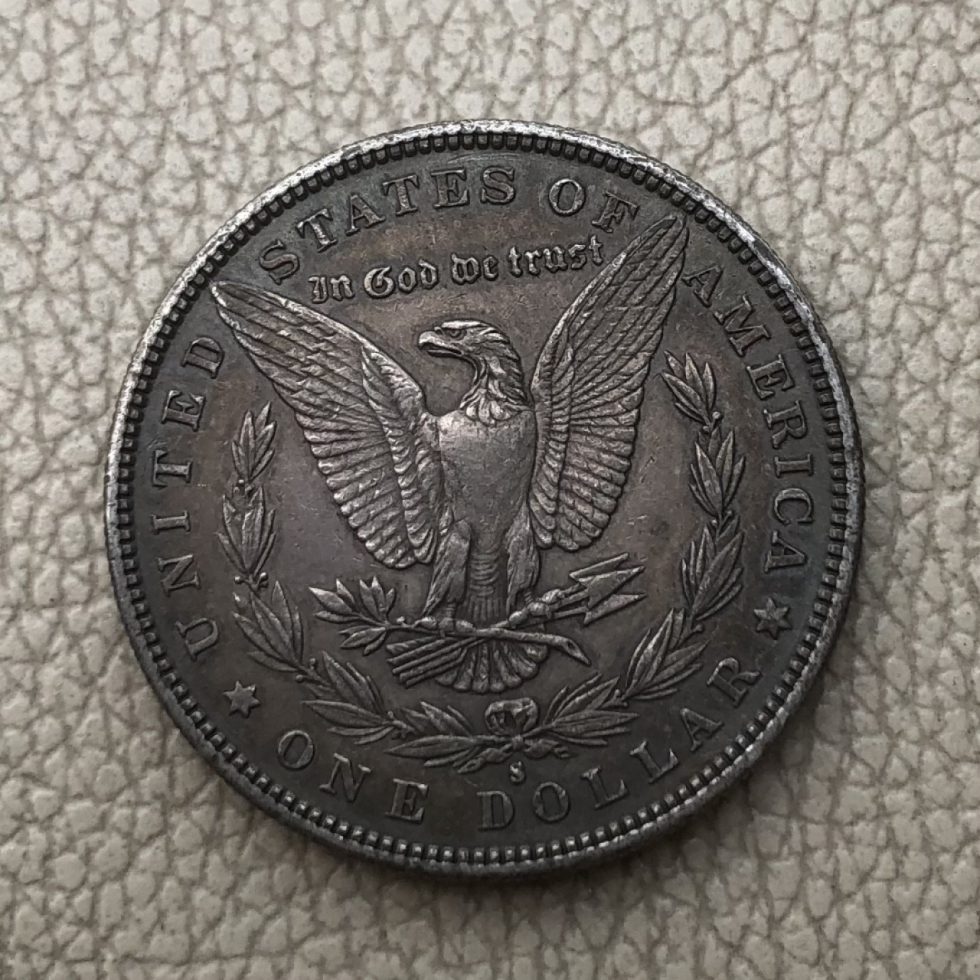 【保诚微拍】第28期 外国老银币【马剑、摩根主场】 美国 1881年S版 摩根 1美元 克朗型 大银币 （26.8克 0.9银）