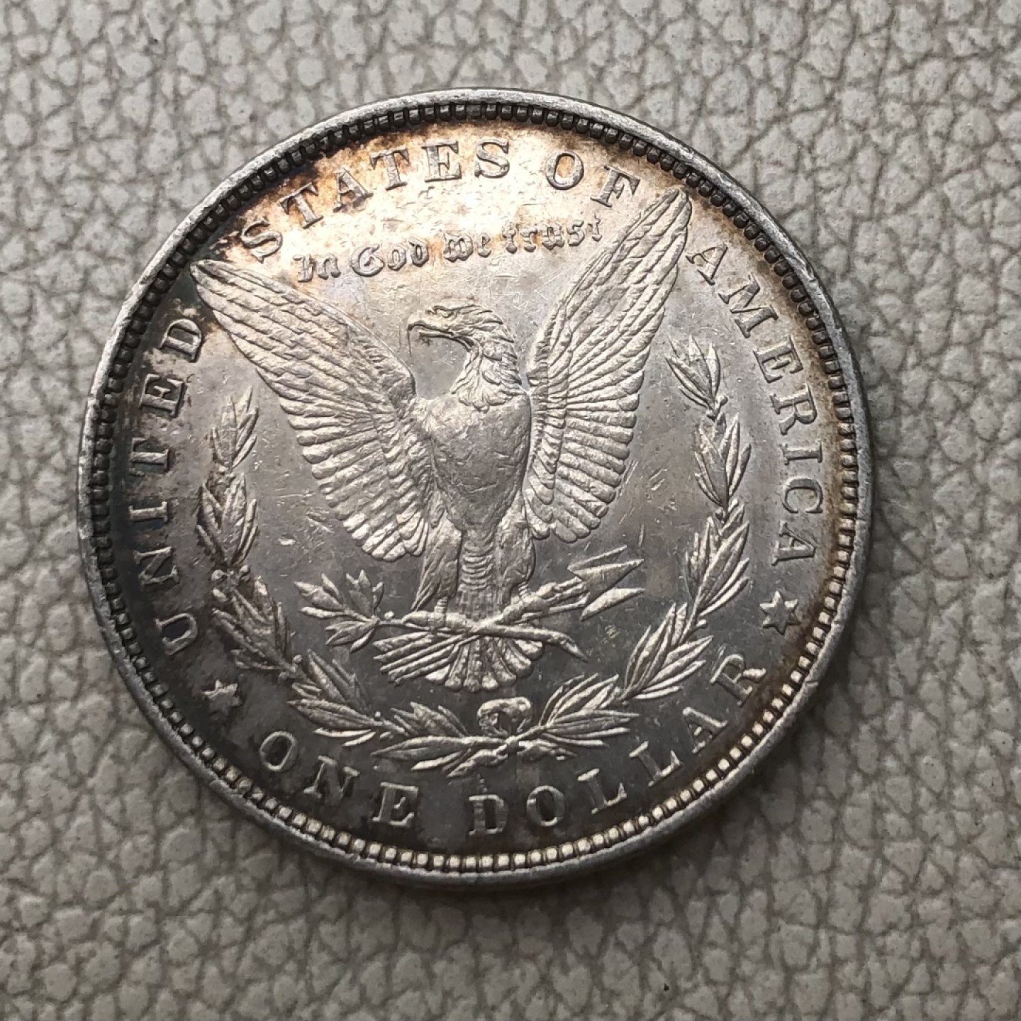 【保诚微拍】第28期 外国老银币【马剑、摩根主场】 美国 1882年 摩根 1美元 克朗型 大银币 （26.8克 0.9银）近未流通品！胸毛清晰！！！