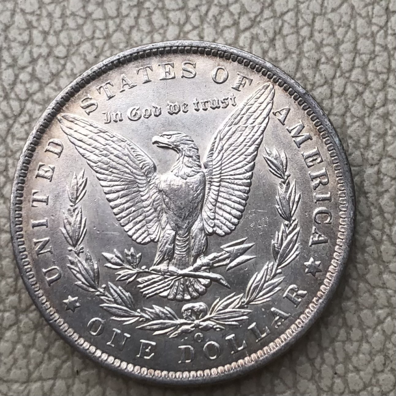 【保诚微拍】第28期 外国老银币【马剑、摩根主场】 美国 1885年O版 摩根 1美元 克朗型 大银币 （26.8克 0.9银）近未流通品！胸毛清晰！！！