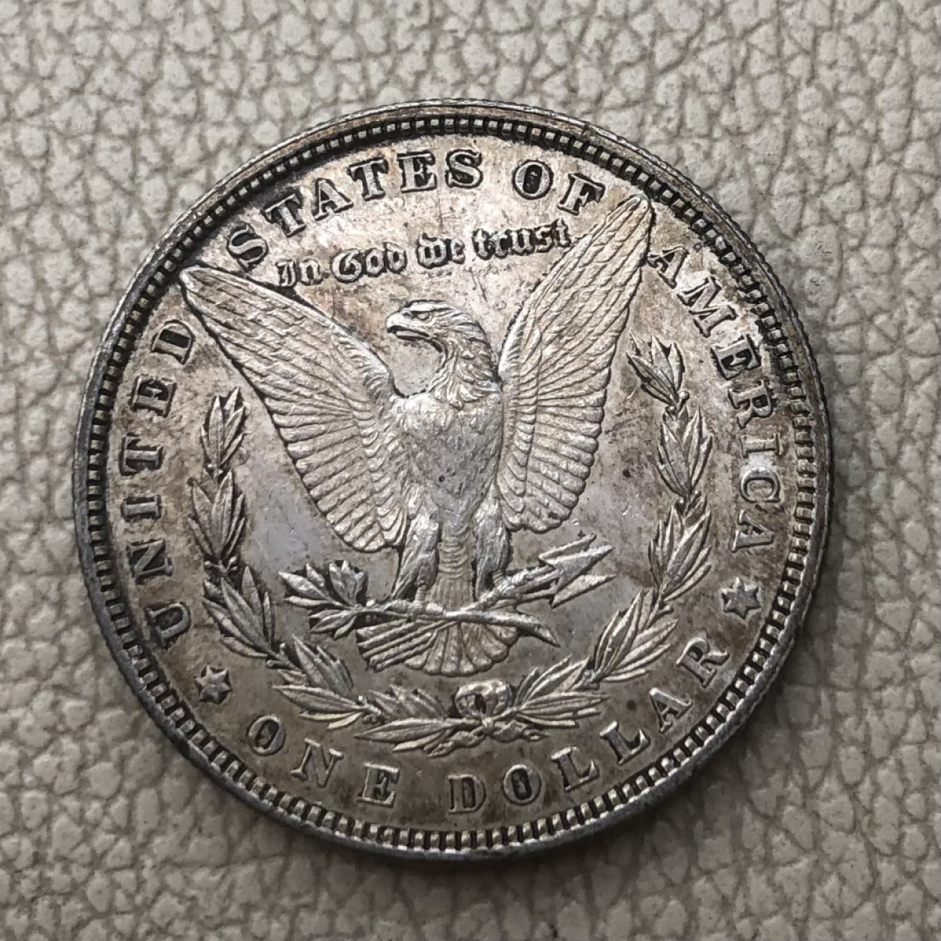 【保诚微拍】第28期 外国老银币【马剑、摩根主场】 美国 1880年 摩根 1美元 克朗型 大银币 （26.8克 0.9银）近未流通品！胸毛清晰！！！