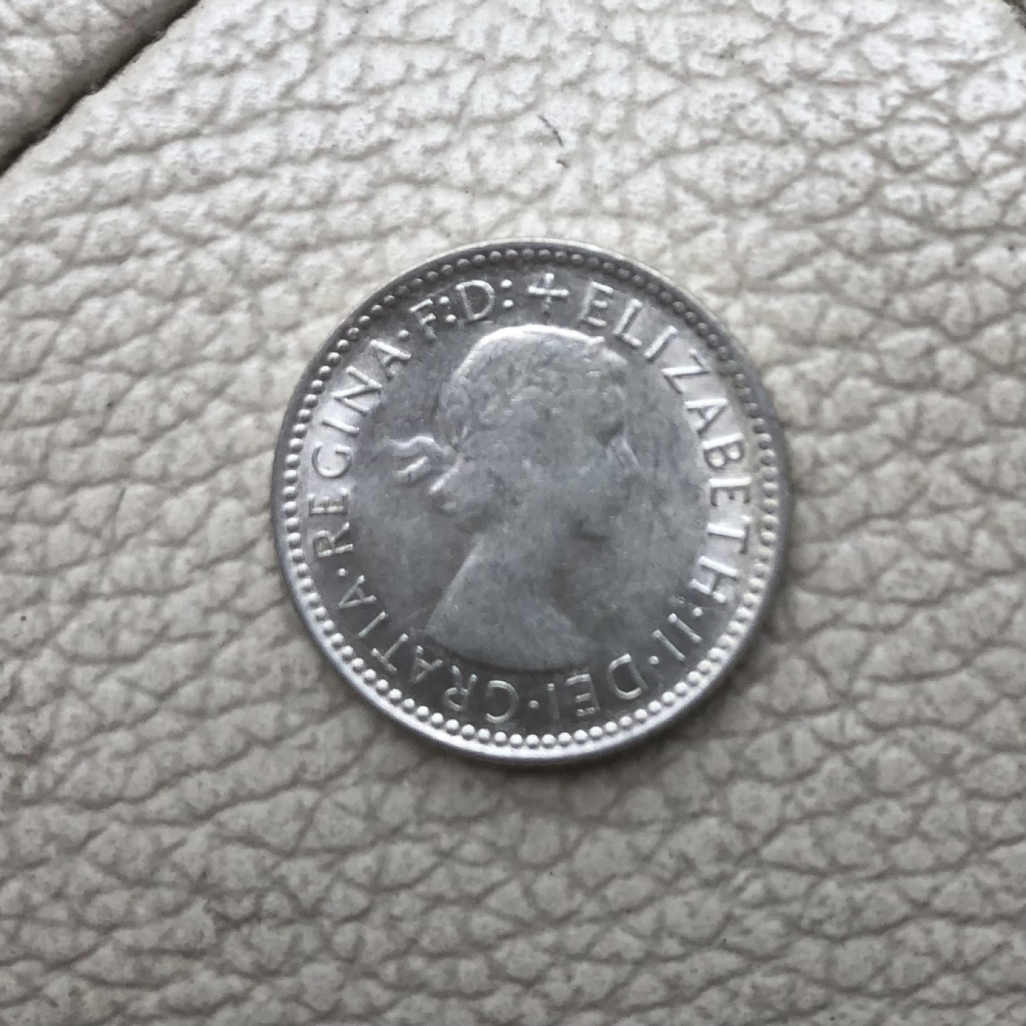 【保诚微拍】第28期 外国老银币【马剑、摩根主场】 澳大利亚 伊丽莎白二世 1958年 袋鼠 六便士 银币 （ 2.8克 0.5银）