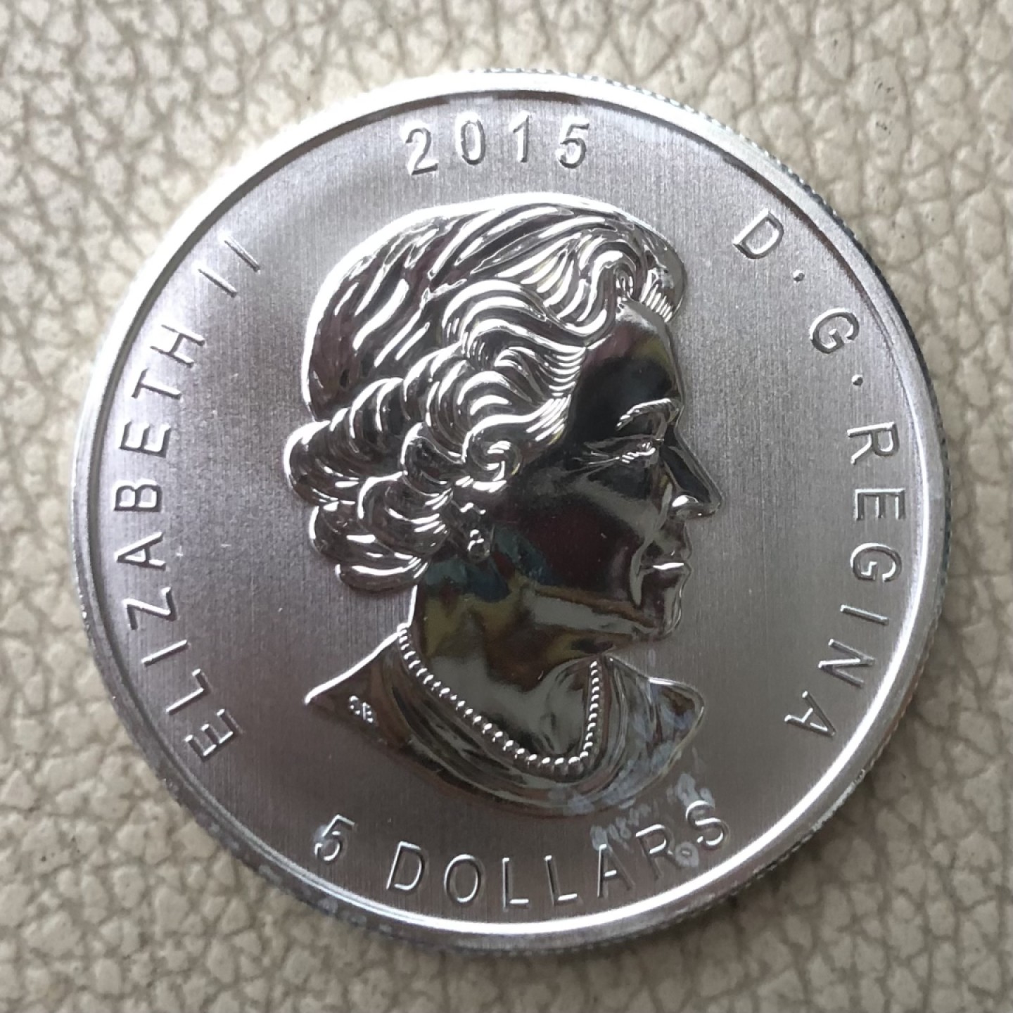 【保诚微拍】第28期 外国老银币【马剑、摩根主场】 【投资银币】 加拿大  2015年 猛禽-猫头鹰 银币（31.1克 0.999银）