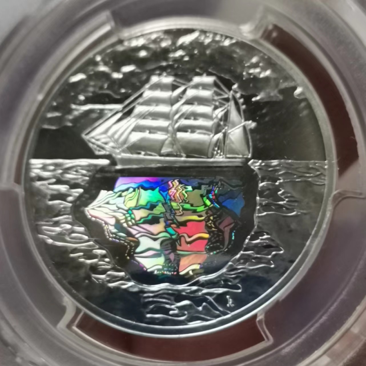 瓶子🏺第36期拍卖会 MS 69波兰2007年10Z一帆顺风幻彩银币