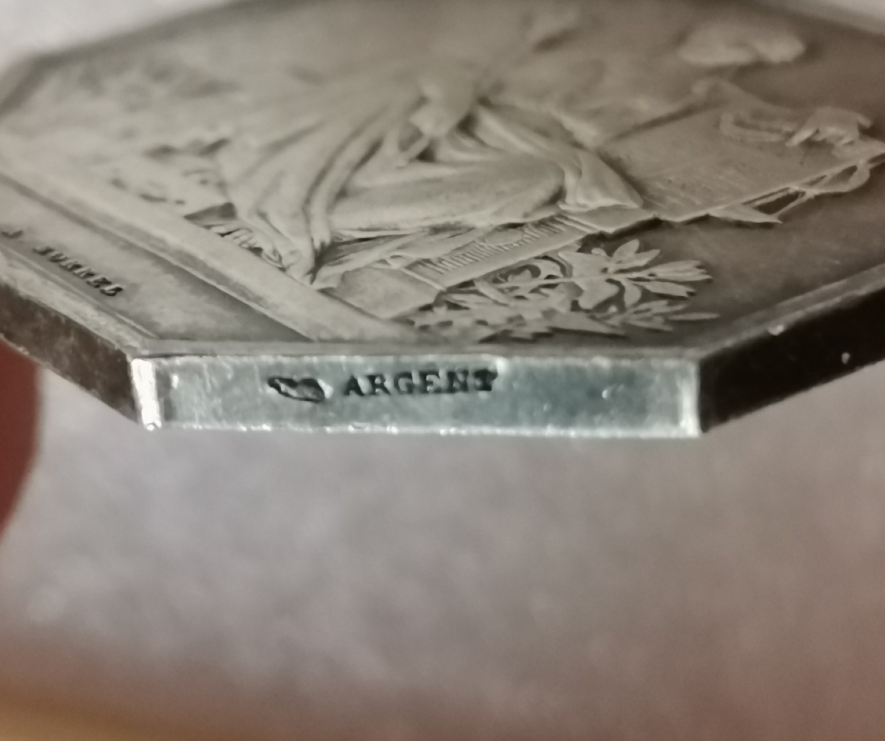 瓶子🏺第36期拍卖会 法国19世纪巴黎公证人女神JETON八角银章