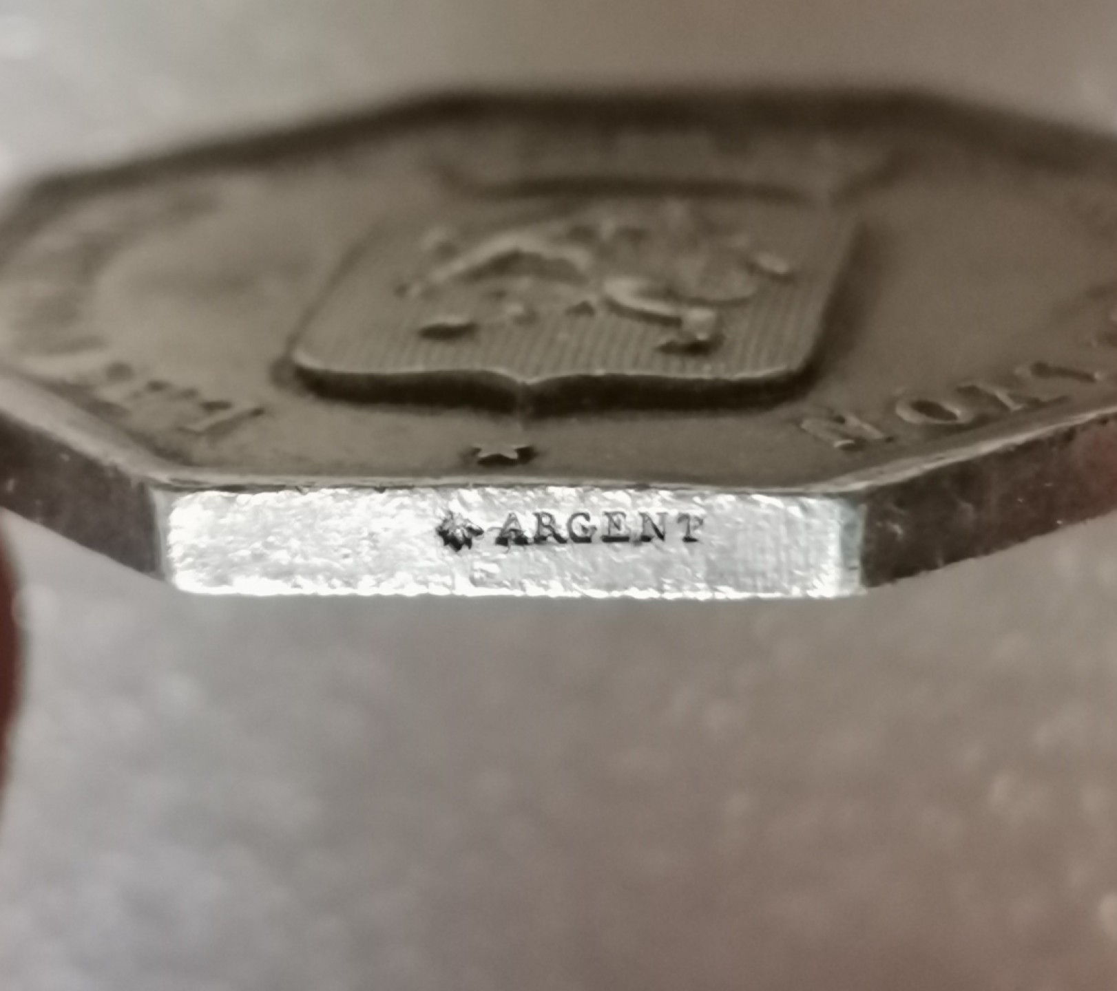 瓶子🏺第36期拍卖会 法国19世纪里昂公证处JETON八角银章