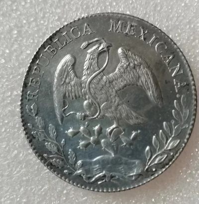 瓶子🏺第36期拍卖会 - 墨西哥1897年花边鹰洋银币（UNC）