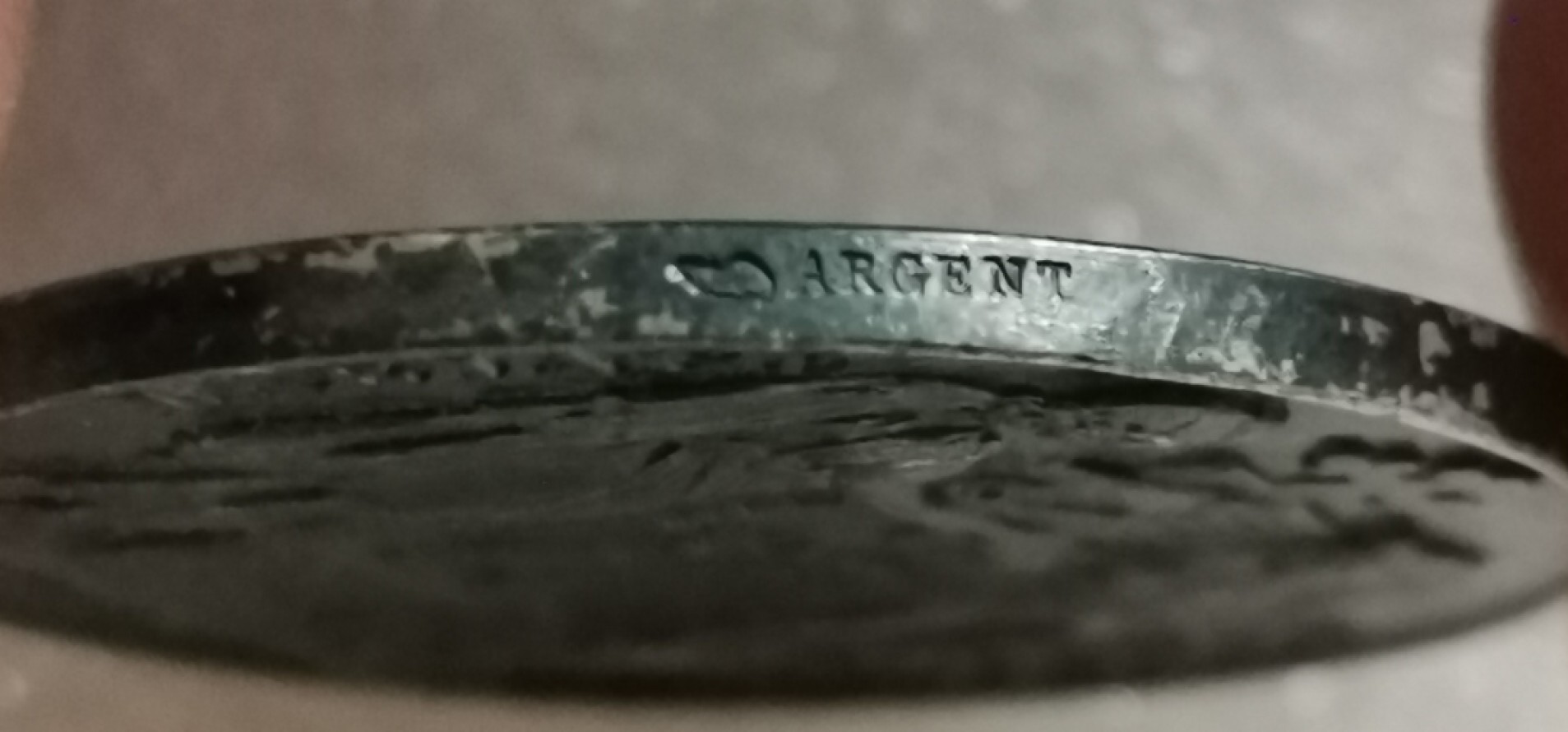 瓶子🏺第36期拍卖会 法国1880-1890年黑彩结婚银章（未使用）