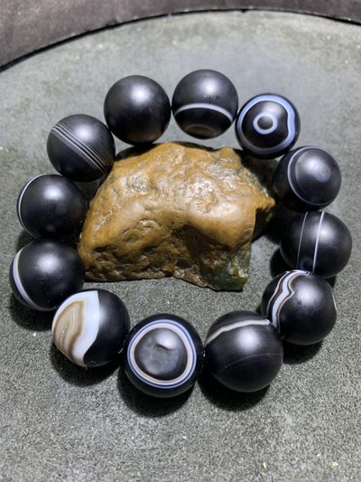 药师玛瑙2.0手串一条， - 药师玛瑙2.0手串一条，