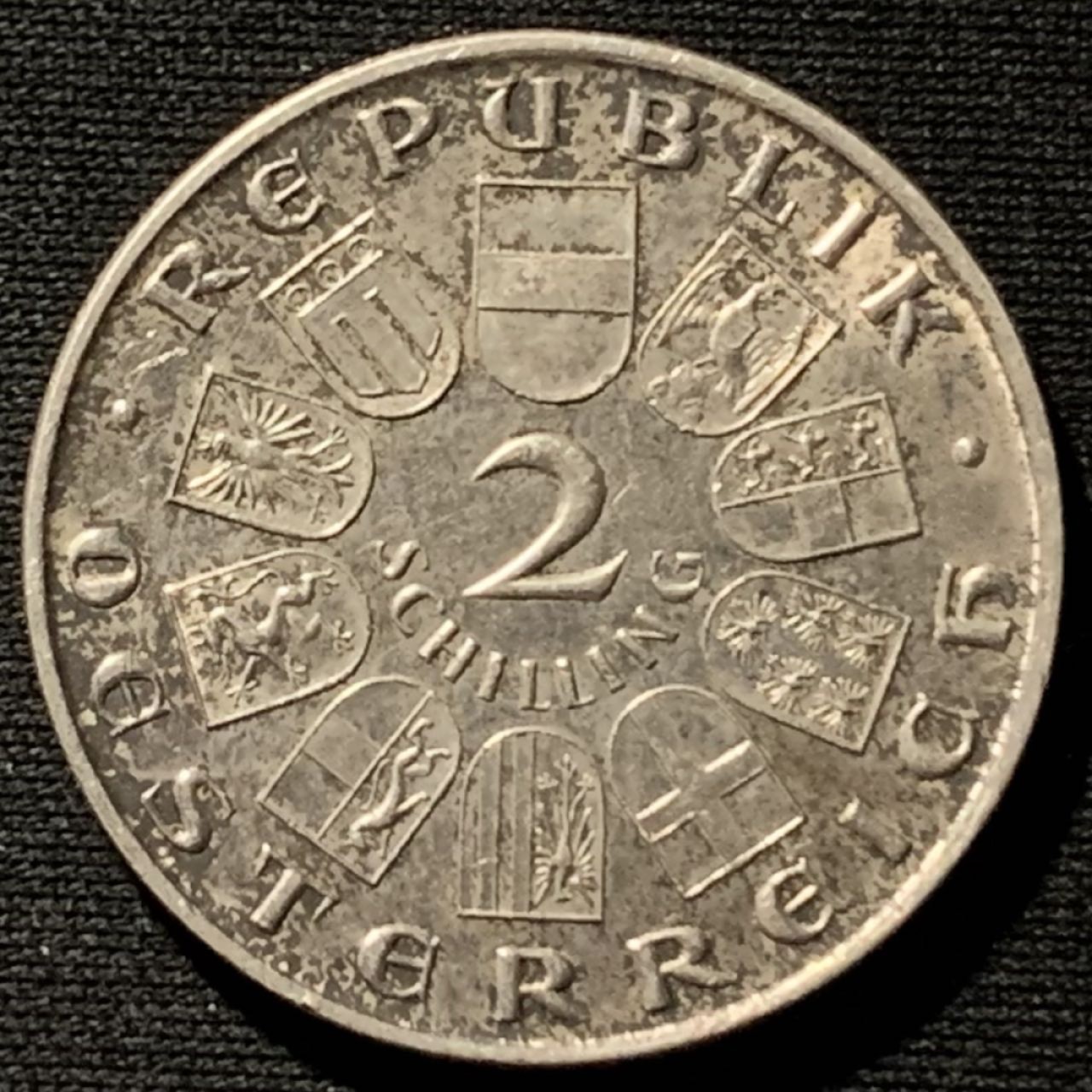 紫瑗钱币——第196期拍卖 奥地利 1930年 福尔格诞辰700周年 2先令 12克 0.6银