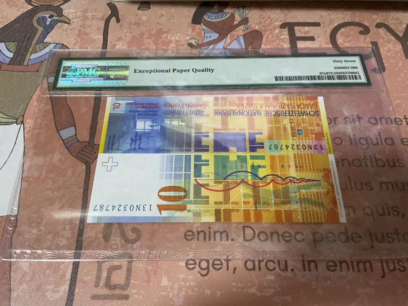 【Blue Auction】✨世界纸币精拍第180期（共73拍） 瑞士 2013年10法郎 PMG67EPQ 