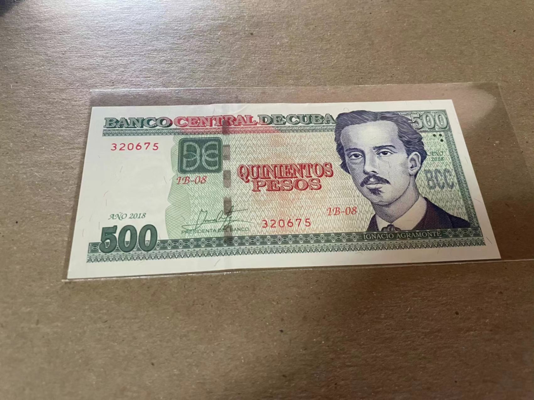 【Blue Auction】✨世界纸币精拍第180期（共73拍） 古巴 2018年500比索 全新UNC