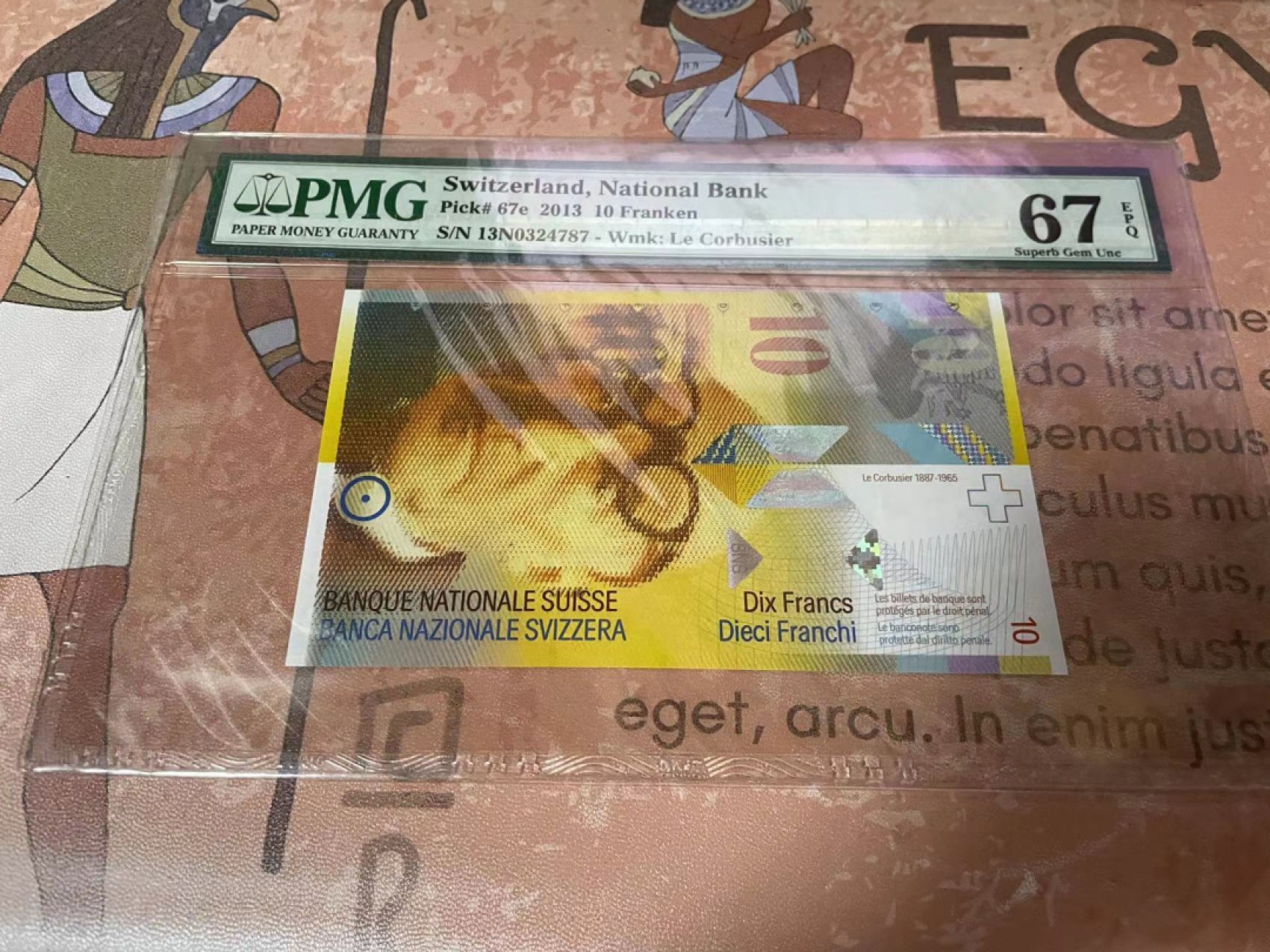 【Blue Auction】✨世界纸币精拍第180期（共73拍） 瑞士 2013年10法郎 PMG67EPQ 