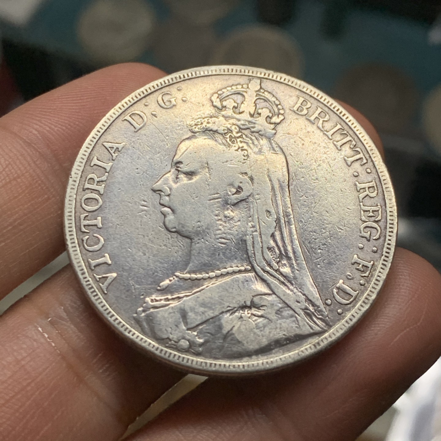 《竞宝斋》第53场（献给最美的劳动者，祝五一快乐！）-本周日，周一2场连拍（全场不限金额包邮） 1892年高冠马剑、1克朗、VF、无伤