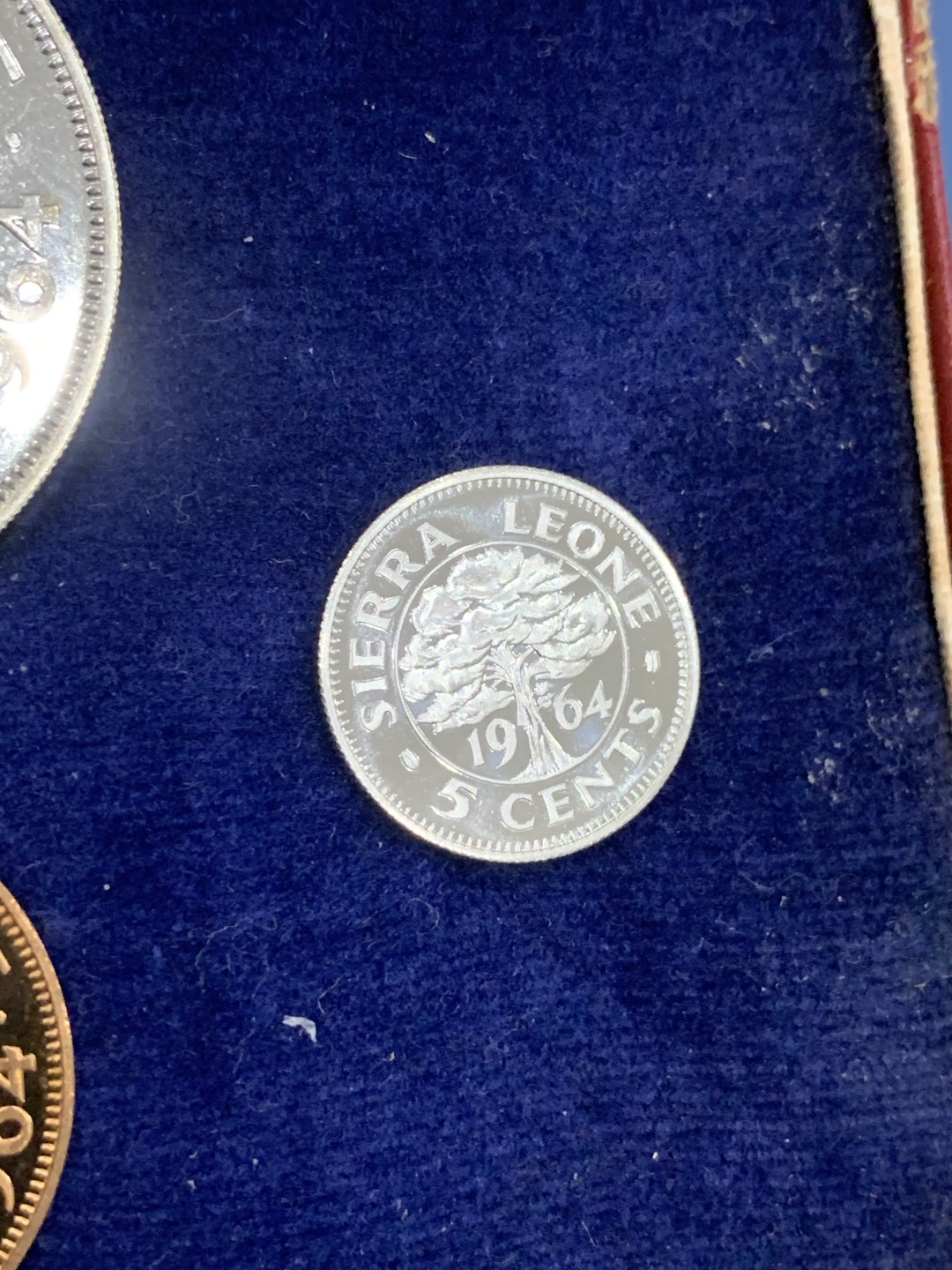 《竞宝斋》第53场（献给最美的劳动者，祝五一快乐！）-本周日，周一2场连拍（全场不限金额包邮） 塞拉利昂1964年清年份原盒6枚精制套币