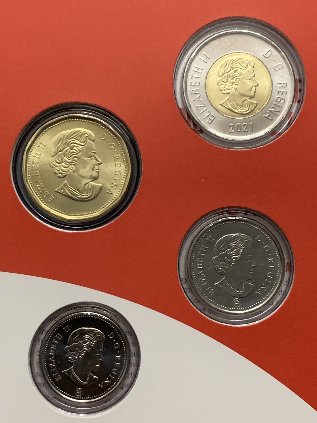 《竞宝斋》第53场（献给最美的劳动者，祝五一快乐！）-本周日，周一2场连拍（全场不限金额包邮） 2021年加拿大五枚套卡装币