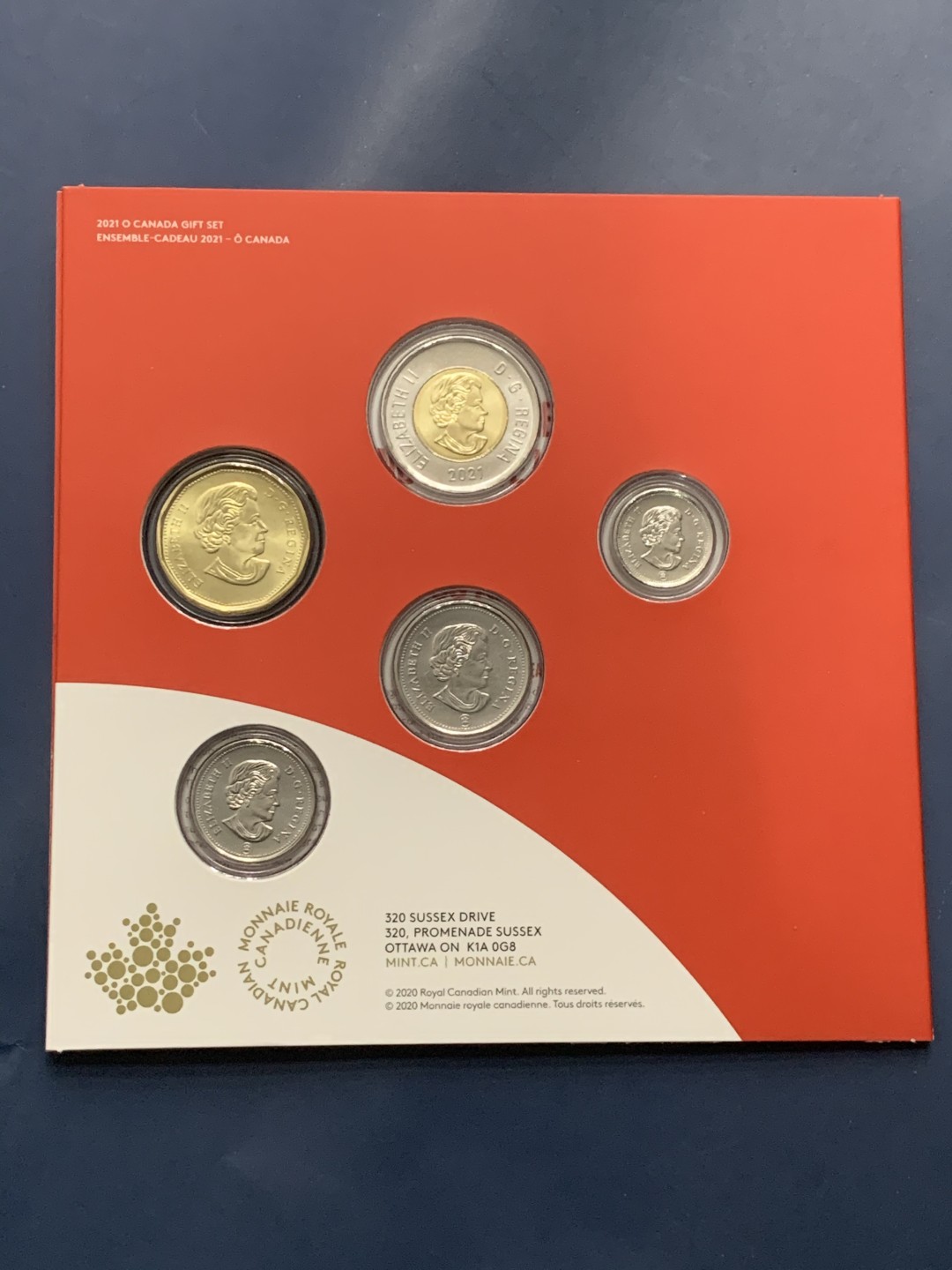 《竞宝斋》第53场（献给最美的劳动者，祝五一快乐！）-本周日，周一2场连拍（全场不限金额包邮） 2021年加拿大五枚套卡装币