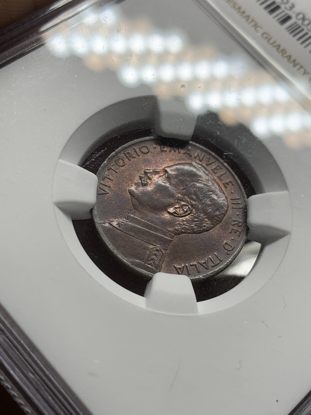 《竞宝斋》第53场（献给最美的劳动者，祝五一快乐！）-本周日，周一2场连拍（全场不限金额包邮） NGC-MS62BN 1915R意大利 2C 铜币 古铜色颜色均匀 打制优秀