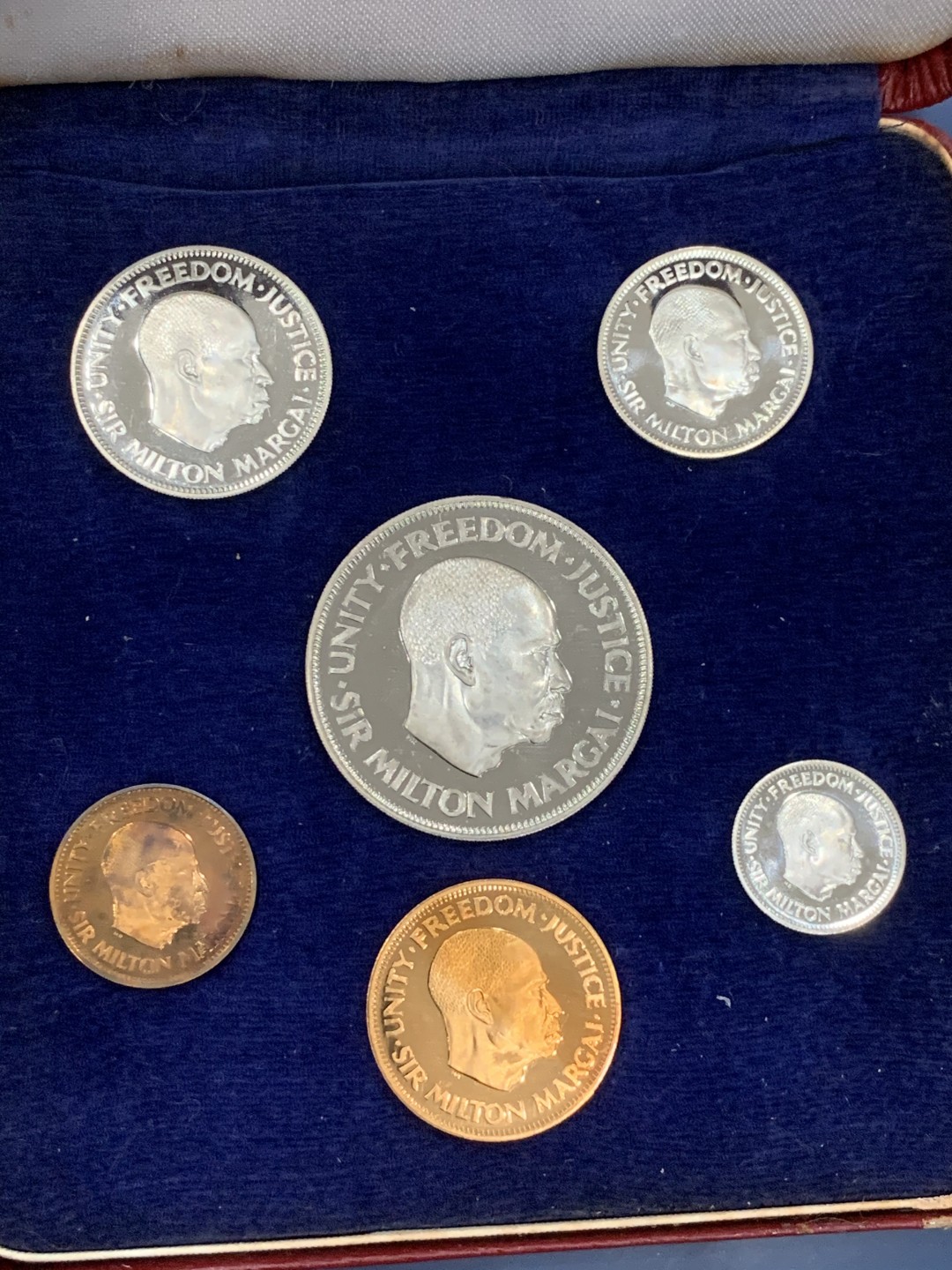 《竞宝斋》第53场（献给最美的劳动者，祝五一快乐！）-本周日，周一2场连拍（全场不限金额包邮） 塞拉利昂1964年清年份原盒6枚精制套币