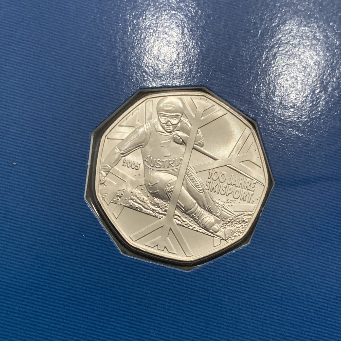 《竞宝斋》第53场（献给最美的劳动者，祝五一快乐！）-本周日，周一2场连拍（全场不限金额包邮） 2005年 奥地利 5欧元 速降滑雪 银币卡装