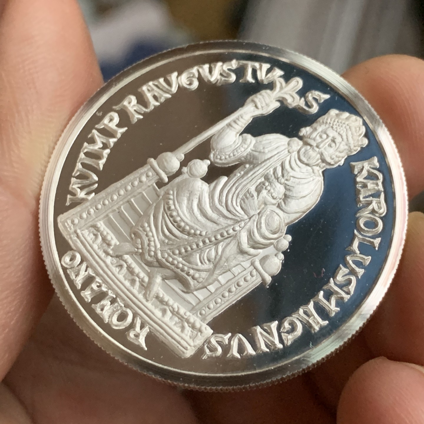 《竞宝斋》第53场（献给最美的劳动者，祝五一快乐！）-本周日，周一2场连拍（全场不限金额包邮） 捷克-斯洛伐克 1992年 20ECU 精制 大银币 30.9克  算是联盟共和国的绝唱之年，当年7月二者分离。难得品种