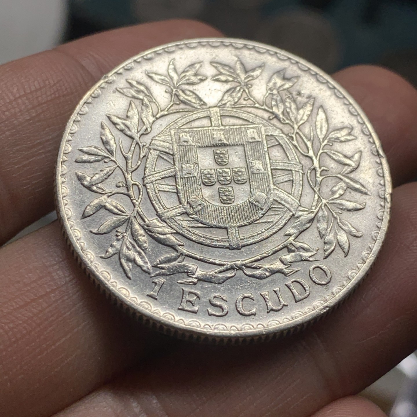 《竞宝斋》第53场（献给最美的劳动者，祝五一快乐！）-本周日，周一2场连拍（全场不限金额包邮） 1915年葡萄牙谷物女神头像银币、1埃斯库多、好品底光十足