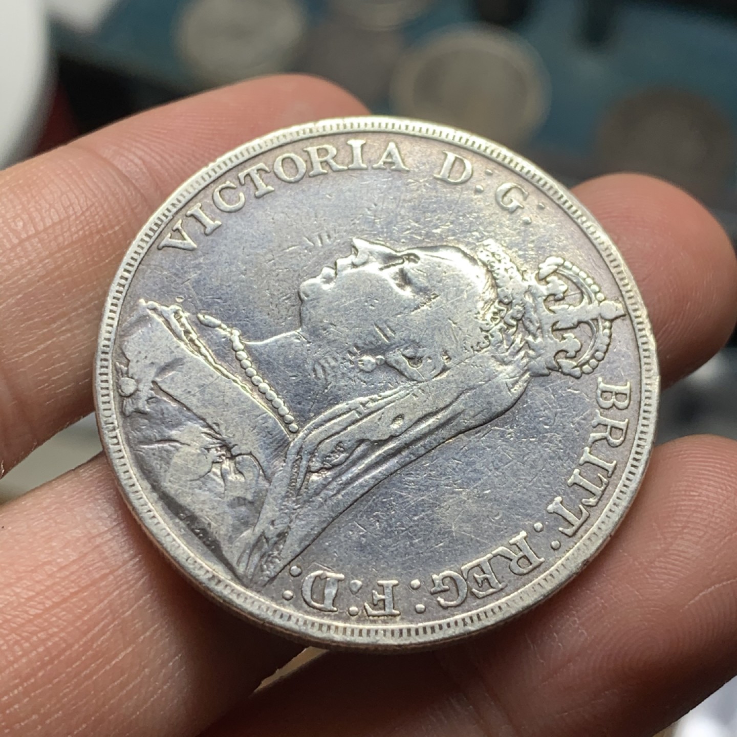 《竞宝斋》第53场（献给最美的劳动者，祝五一快乐！）-本周日，周一2场连拍（全场不限金额包邮） 1892年高冠马剑、1克朗、VF、无伤