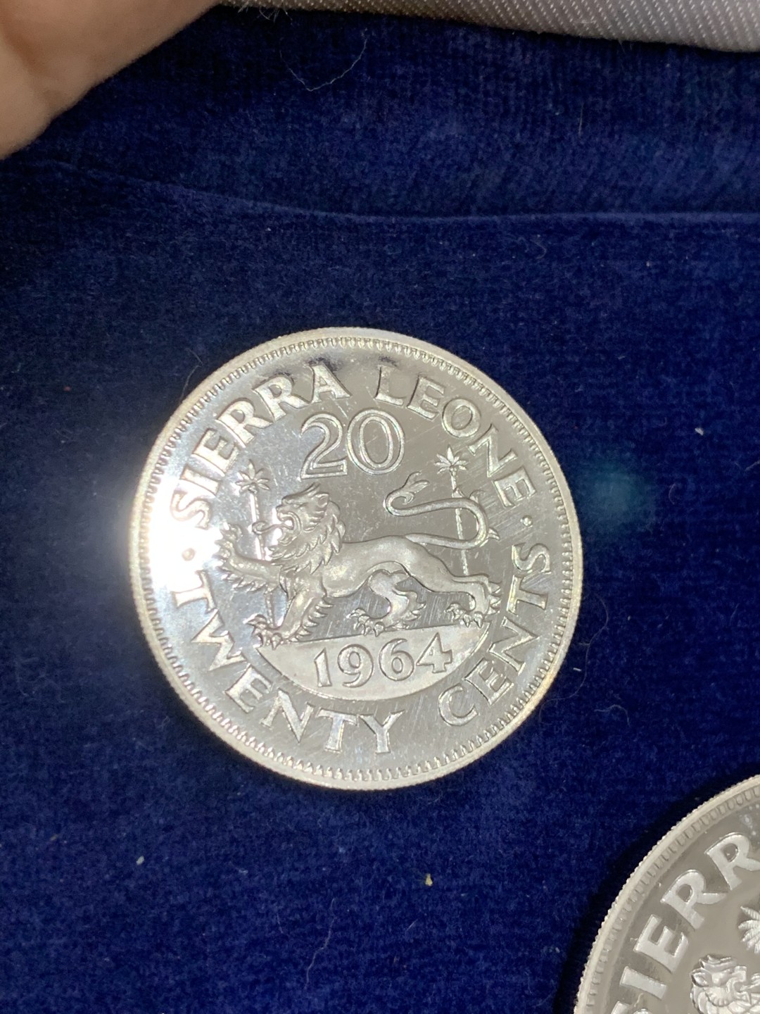 《竞宝斋》第53场（献给最美的劳动者，祝五一快乐！）-本周日，周一2场连拍（全场不限金额包邮） 塞拉利昂1964年清年份原盒6枚精制套币