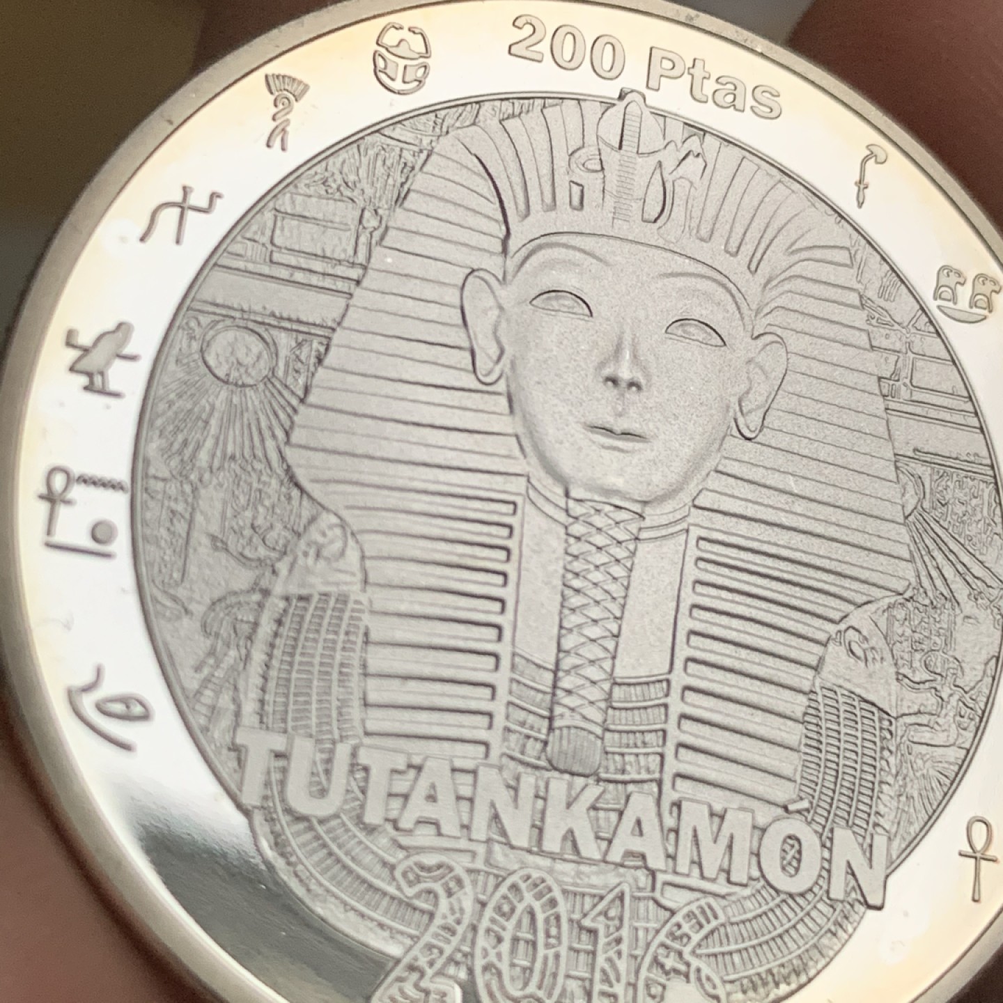 《竞宝斋》第53场（献给最美的劳动者，祝五一快乐！）-本周日，周一2场连拍（全场不限金额包邮） 西撒哈拉 2016 埃及文化 25P 精制 银币999银 30.1克 非常的精美