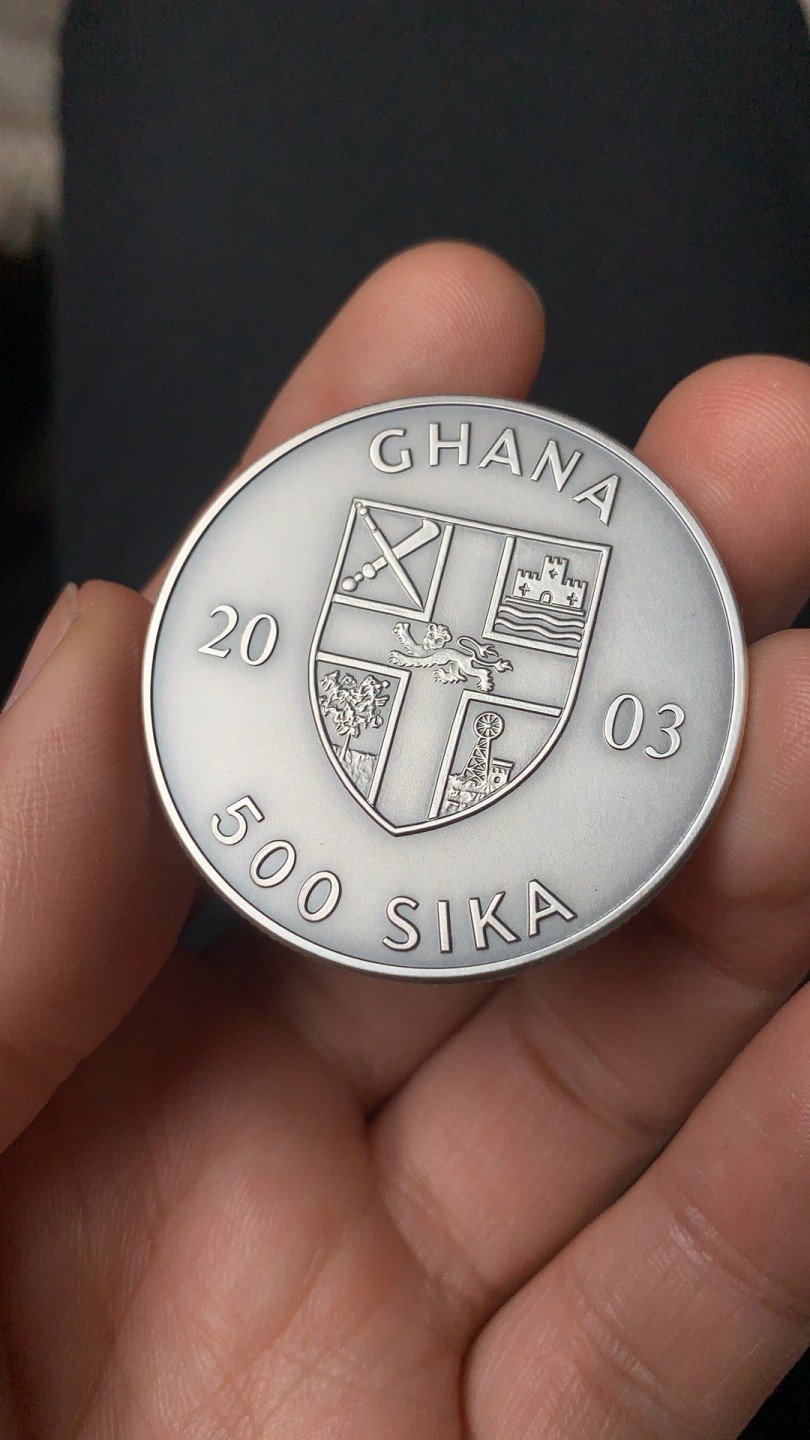 《竞宝斋》第53场（献给最美的劳动者，祝五一快乐！）-本周日，周一2场连拍（全场不限金额包邮） 加纳 2003 雅典奥运会 1盎司31.1克 999银  大银币，复古工艺，画面为古典式摔跤