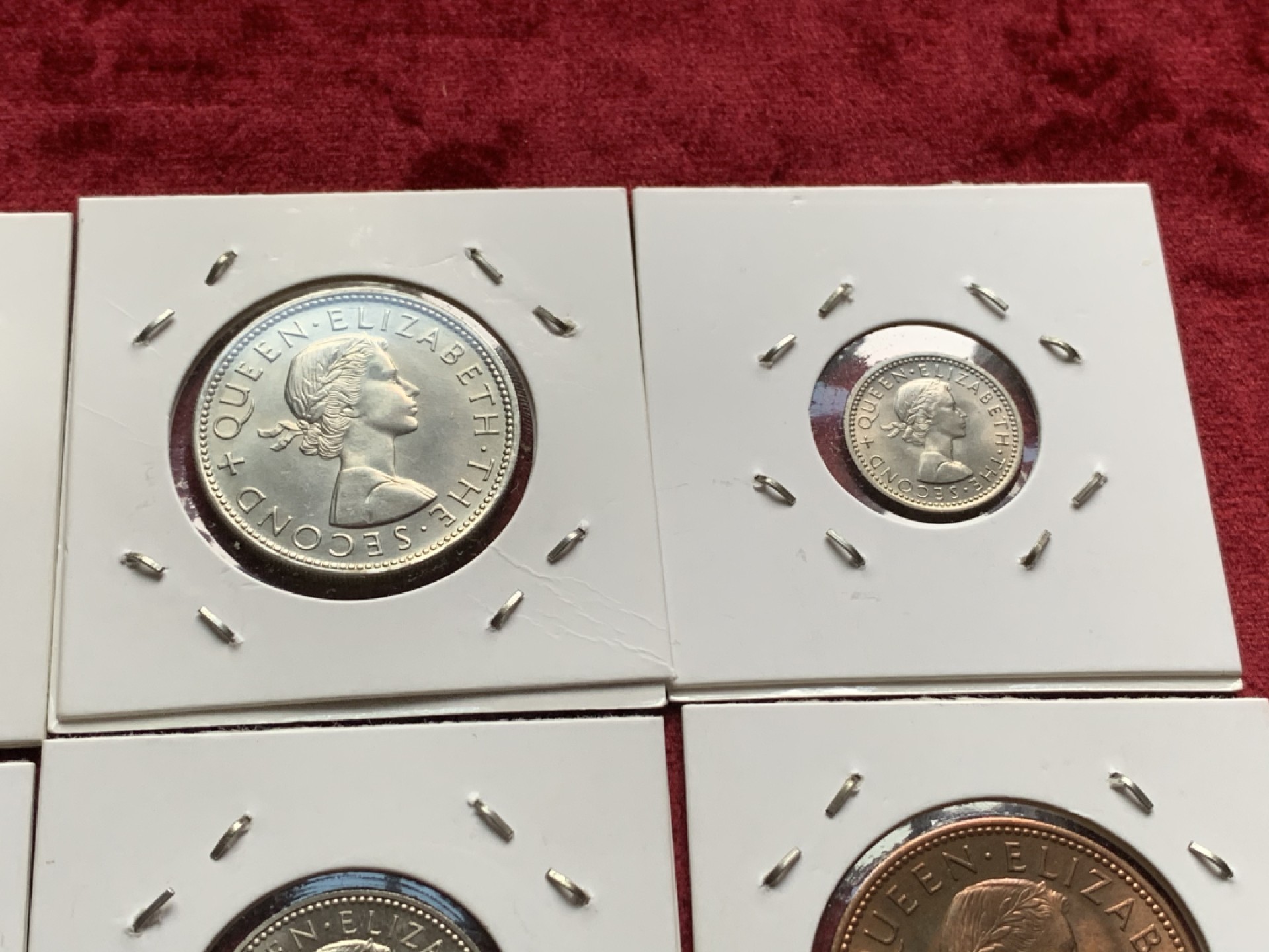 《竞宝斋》第54场-本周日，周一2场连拍（全场不限金额包邮） 1965年 新西兰 7枚装 套币