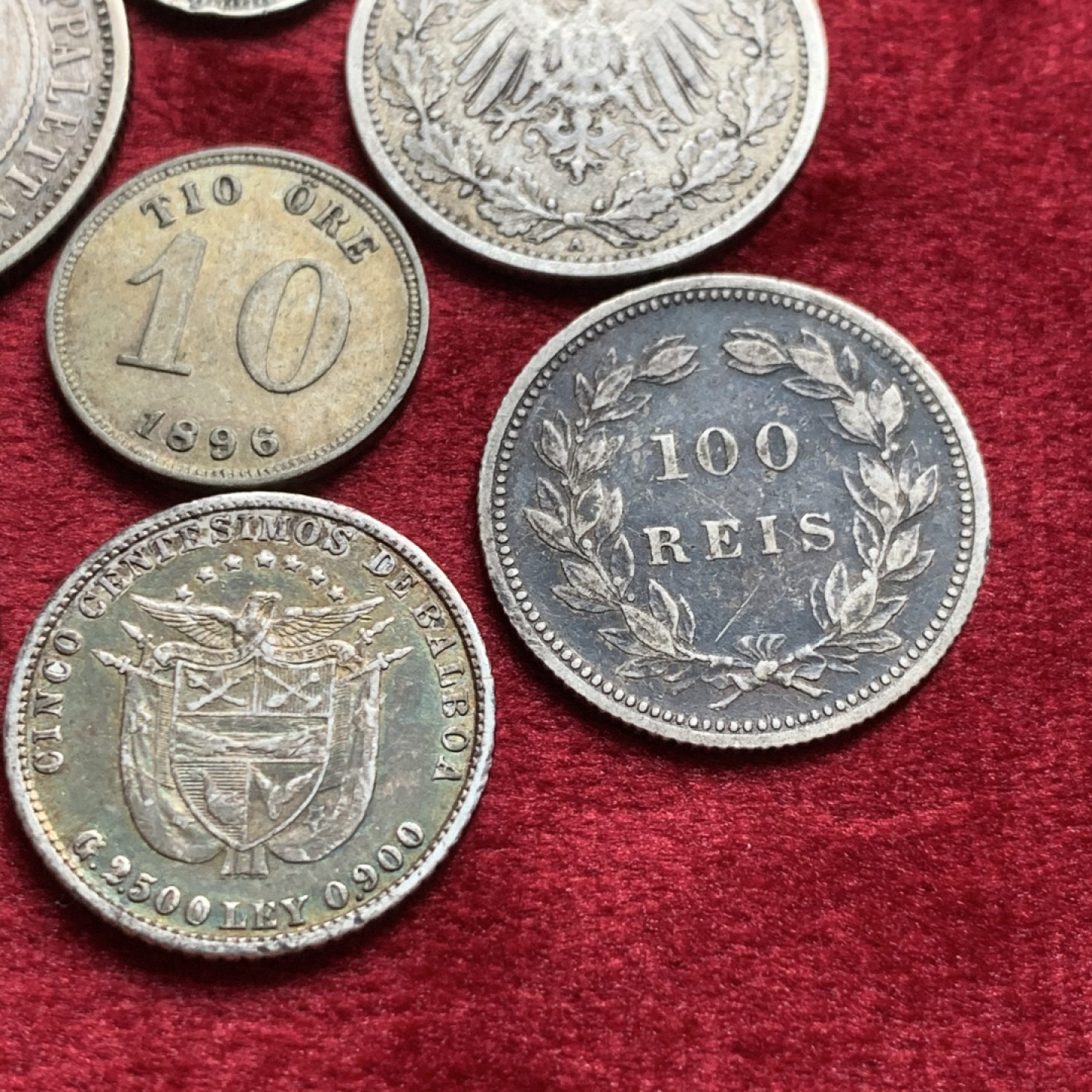 《竞宝斋》第54场-本周日，周一2场连拍（全场不限金额包邮） 各国 散银币7枚