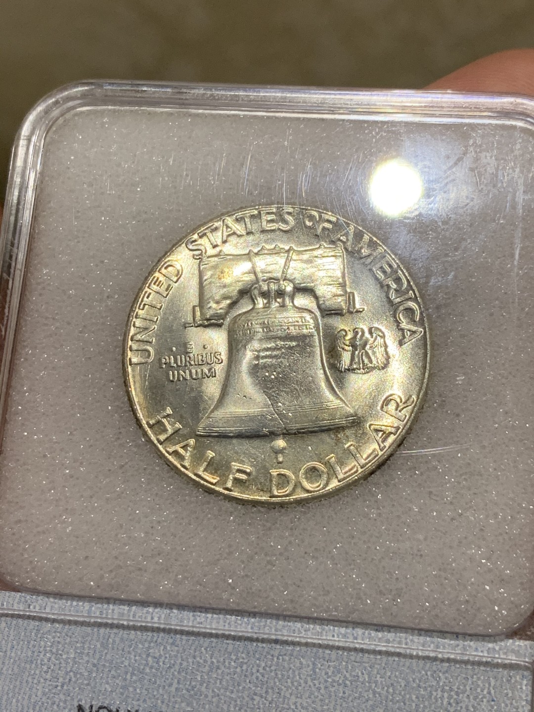 《竞宝斋》第54场-本周日，周一2场连拍（全场不限金额包邮） NNC MS66 1958美国富兰克林半圆 银币 