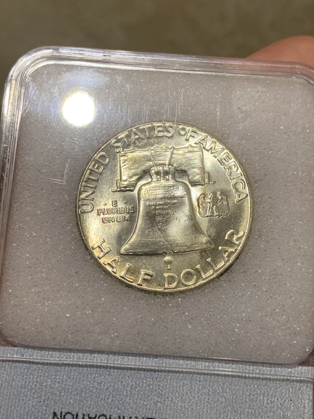 《竞宝斋》第54场-本周日，周一2场连拍（全场不限金额包邮） NNC MS66 1958美国富兰克林半圆 银币 