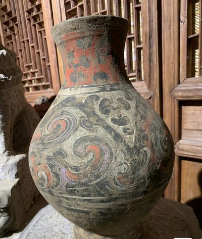 西汉彩陶真品非常大气好看
