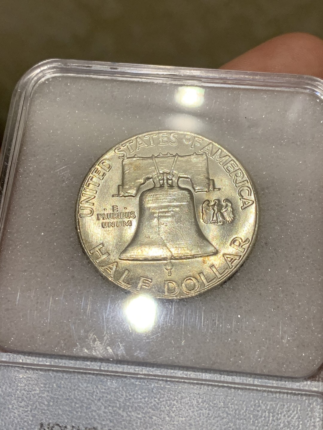 《竞宝斋》第54场-本周日，周一2场连拍（全场不限金额包邮） NNC MS66 1958美国富兰克林半圆 银币 