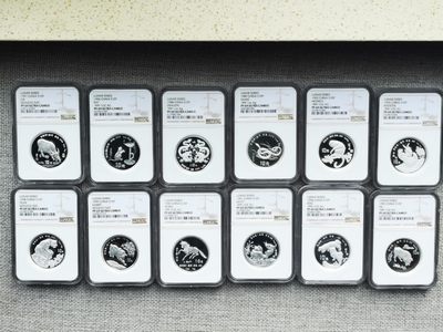 老精稀金银币专场「第4期」 - 1988-1999年1盎司十二生肖银币