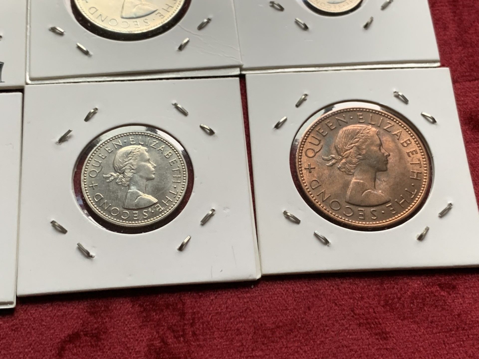 《竞宝斋》第54场-本周日，周一2场连拍（全场不限金额包邮） 1965年 新西兰 7枚装 套币