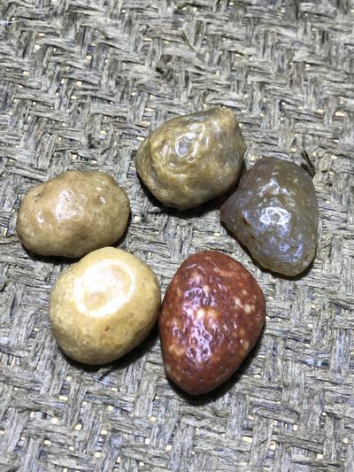 颗颗精品，精美戈壁筋脉石原石一组， - 颗颗精品，精美戈壁筋脉石原石一组，
