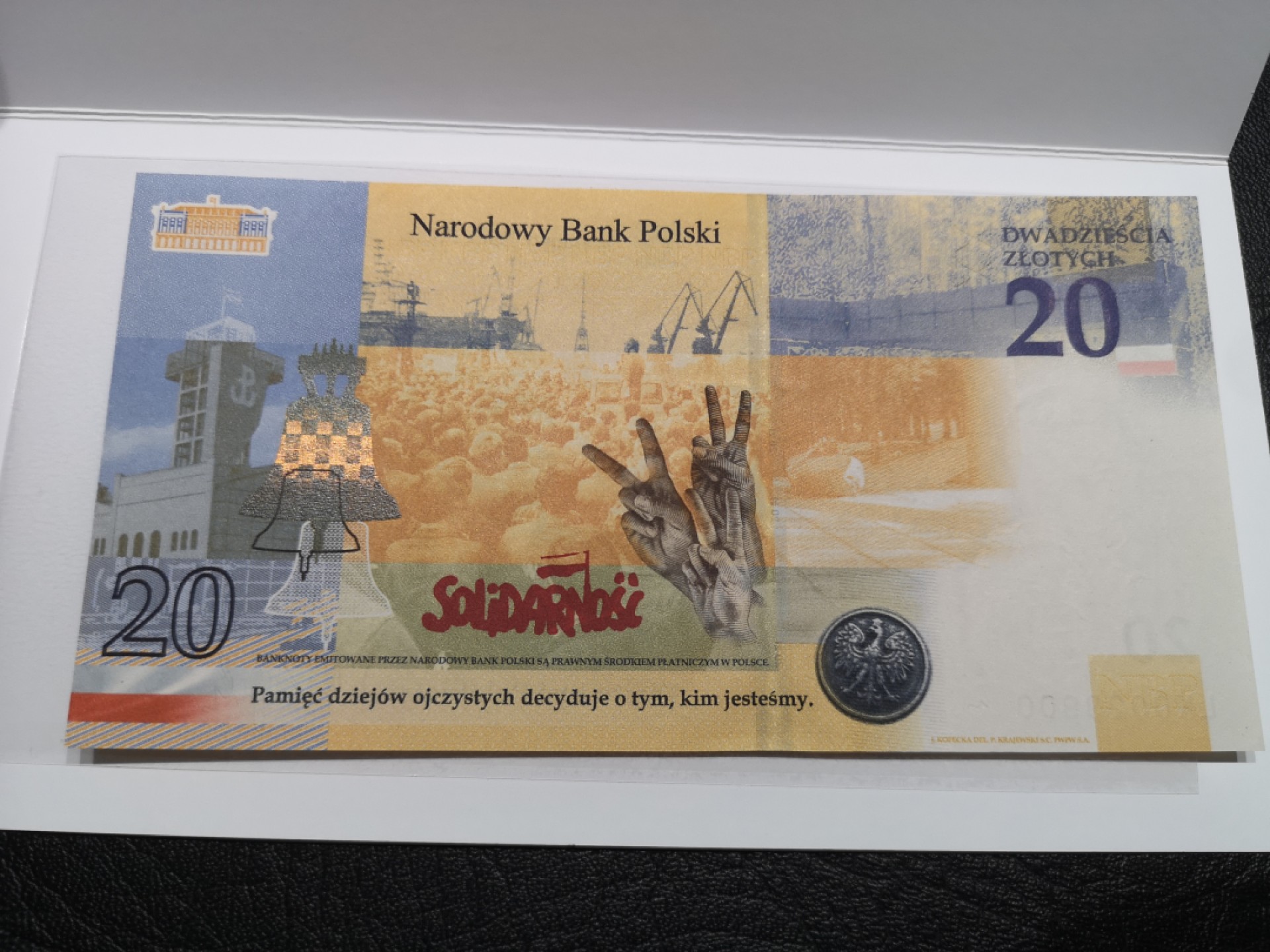 外钞收藏家》第一百七十七期拍卖 2021年波兰20 全新UNC 原装册子