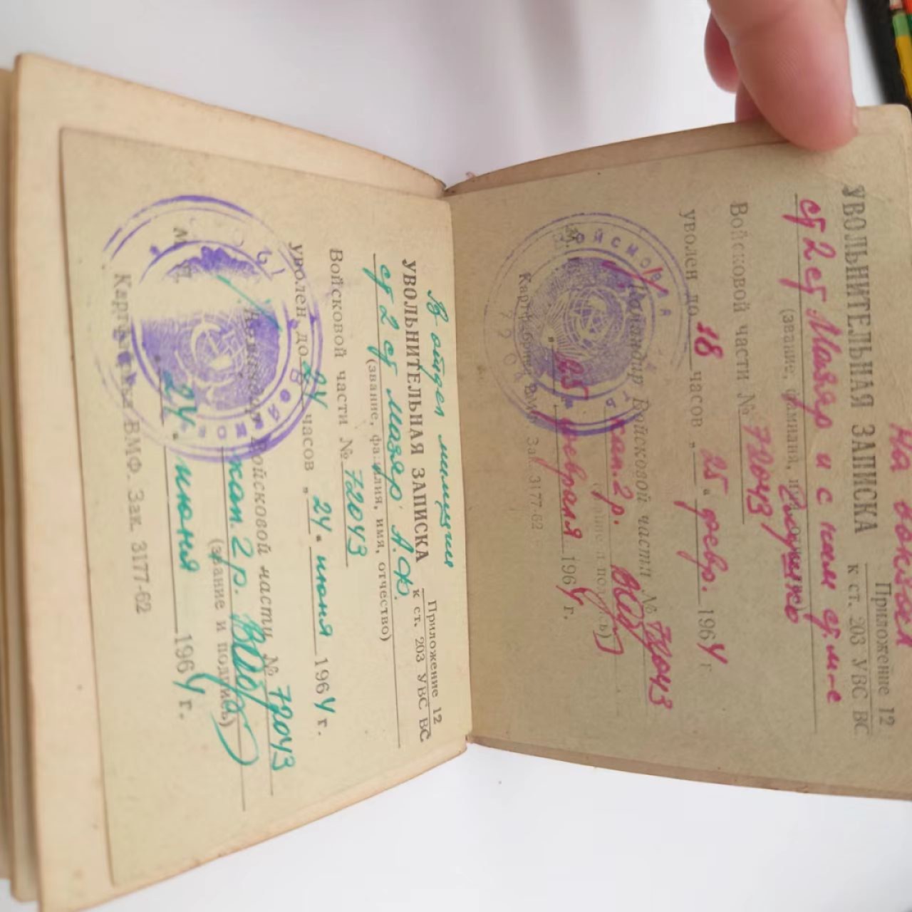 勋章奖章交易所5月8日群拍 苏联证件