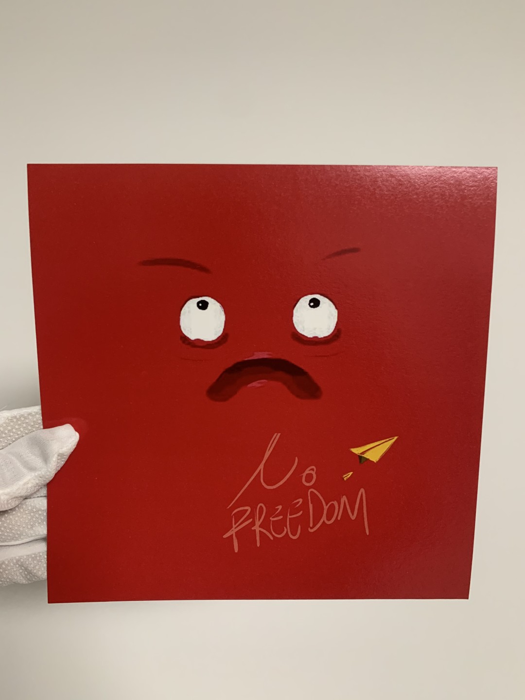 零元拍：艺术家 肠小黑 新作《NO FREEDOM》，摆烂系列作品复制画。