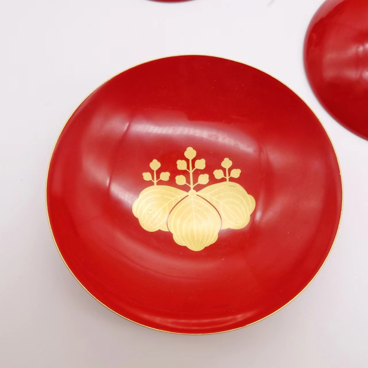 勋章奖章交易所5月8日群拍 日本漆木碗一组3枚