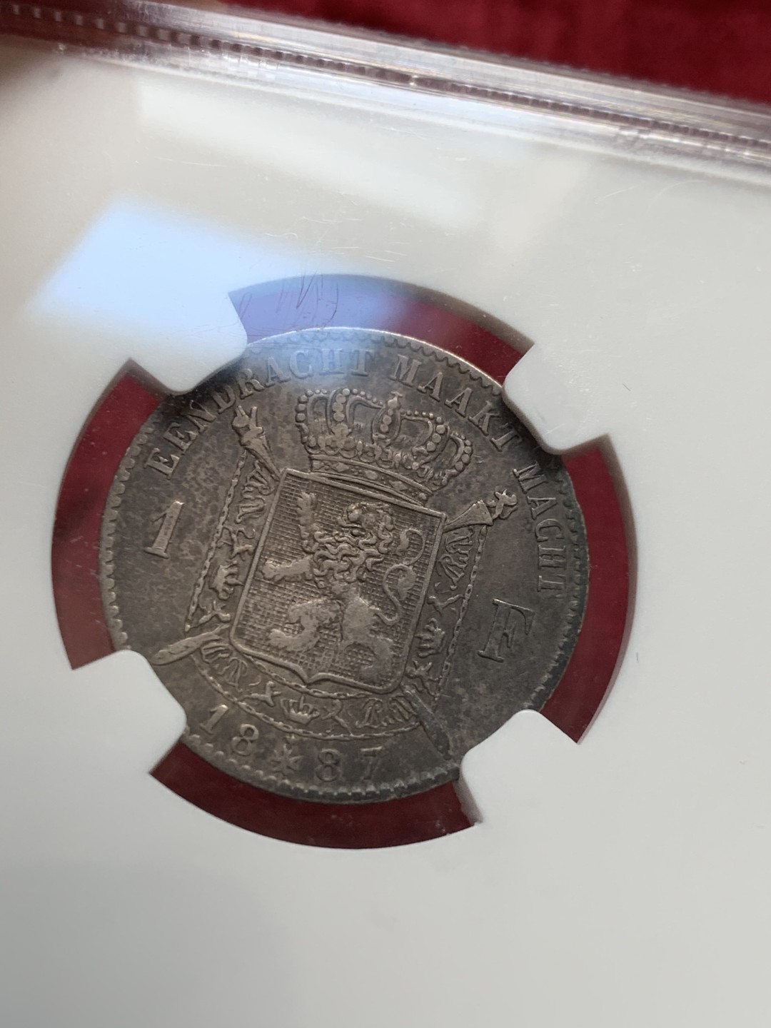 《竞宝斋》第55场-本周日，周一2场连拍（全场不限金额包邮） 比利时1法郎，普鲁士1/6泰勒评级银币2枚