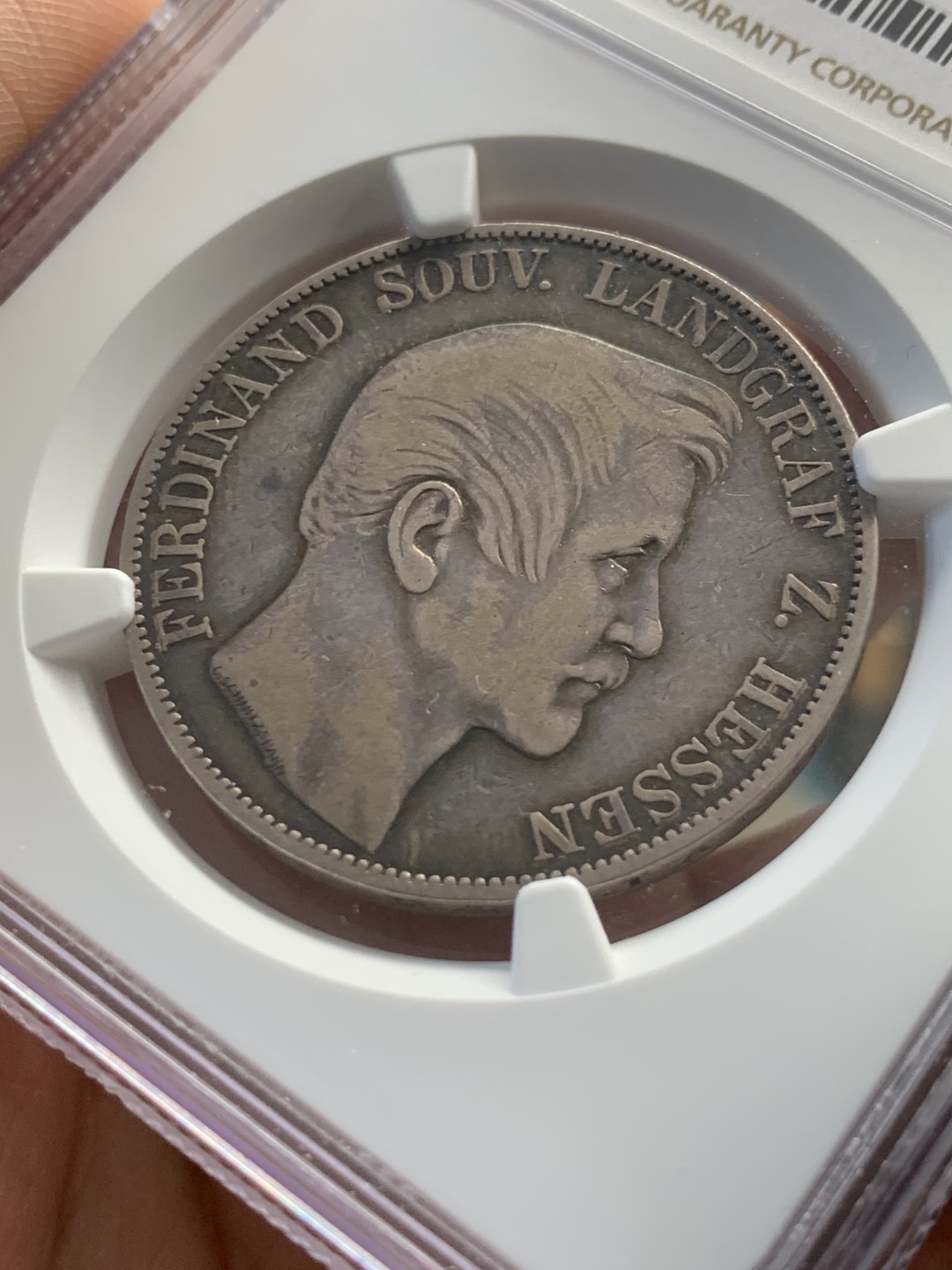 《竞宝斋》第55场-本周日，周一2场连拍（全场不限金额包邮） 德国黑森1858泰勒银币