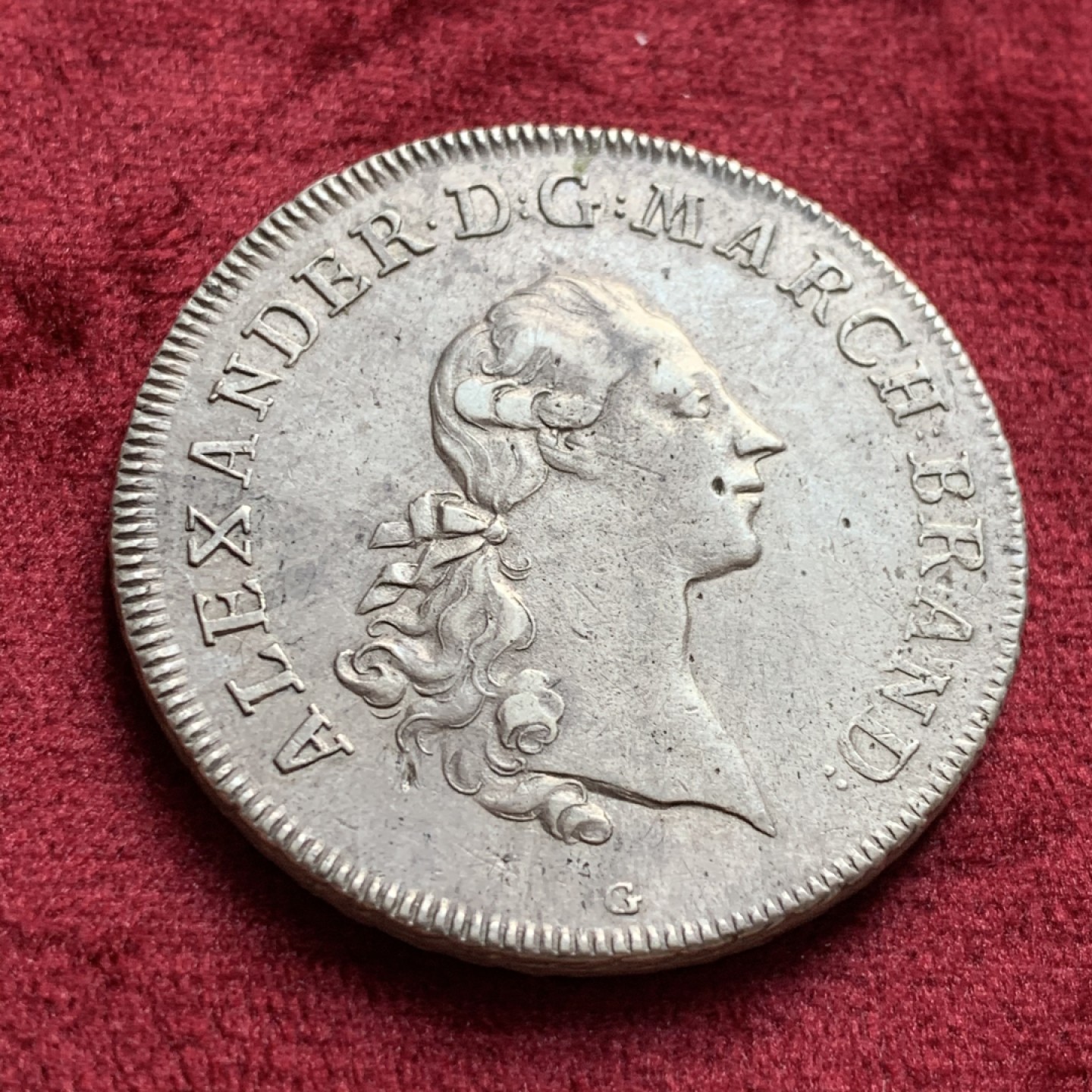 《竞宝斋》第55场-本周日，周一2场连拍（全场不限金额包邮） 德国勃兰登堡1774狮子泰勒银币