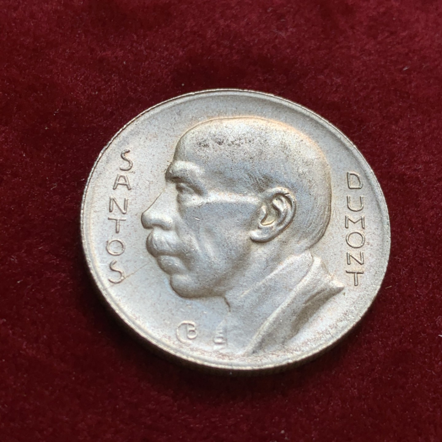 《竞宝斋》第55场-本周日，周一2场连拍（全场不限金额包邮） 巴西 1936年 5000瑞斯银币