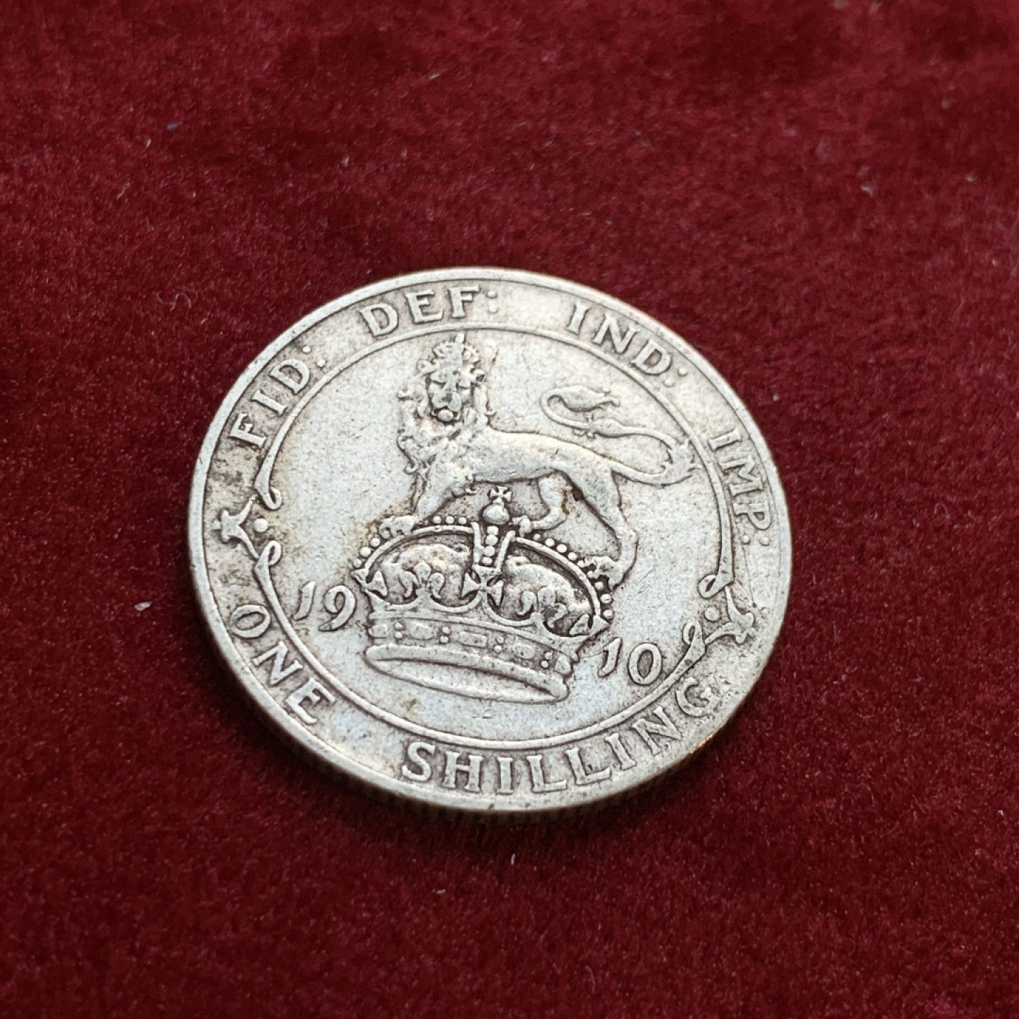 《竞宝斋》第55场-本周日，周一2场连拍（全场不限金额包邮） 英国 1910年 爱七 先令 银币