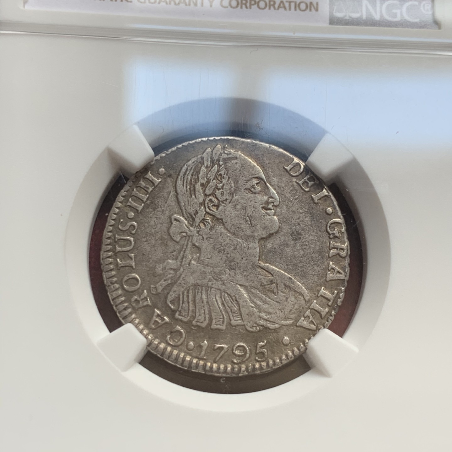 《竞宝斋》第55场-本周日，周一2场连拍（全场不限金额包邮） 西属玻利维亚卡四，西属智利卡三双柱2R银币2枚